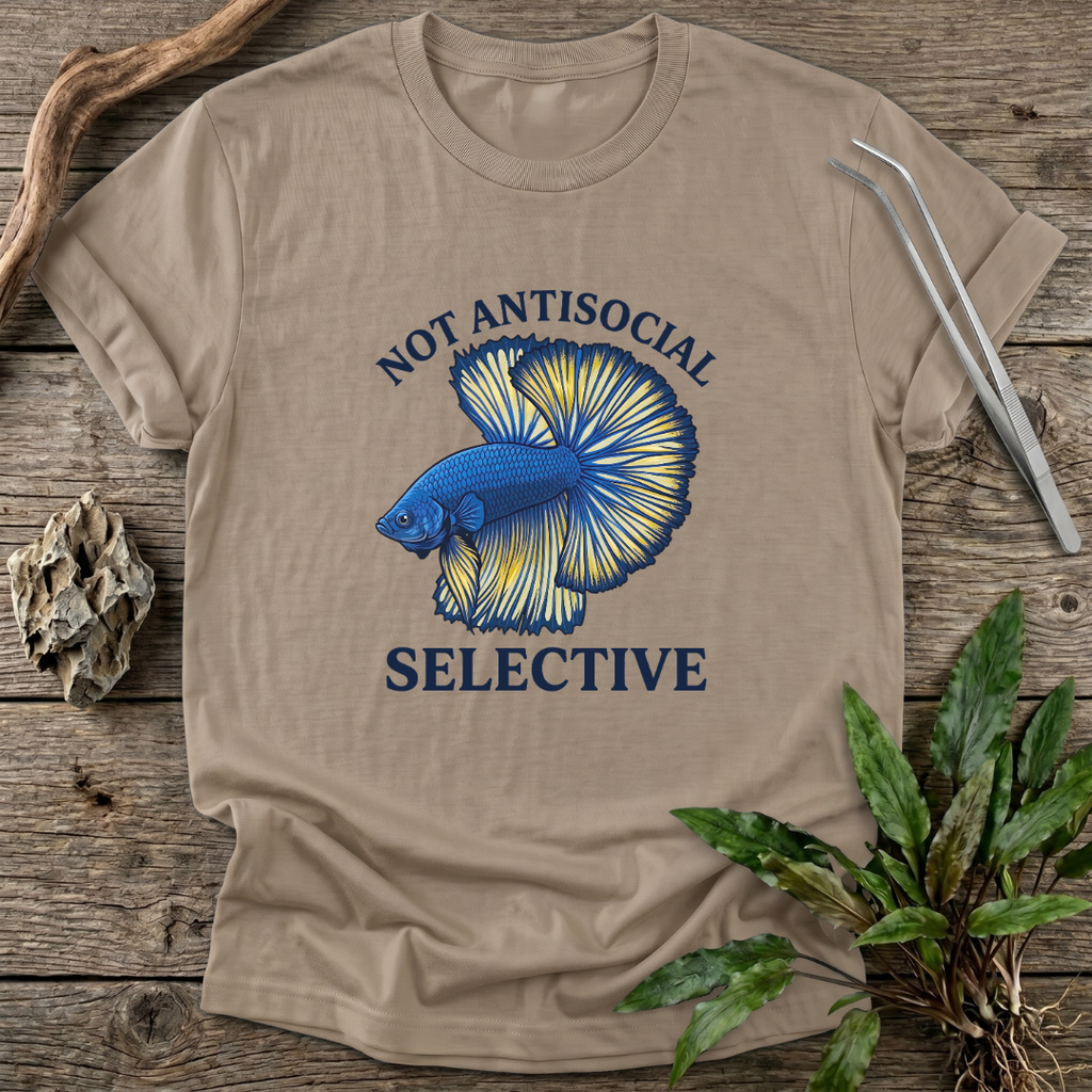 Not Antisocial. Selective. T-Shirt