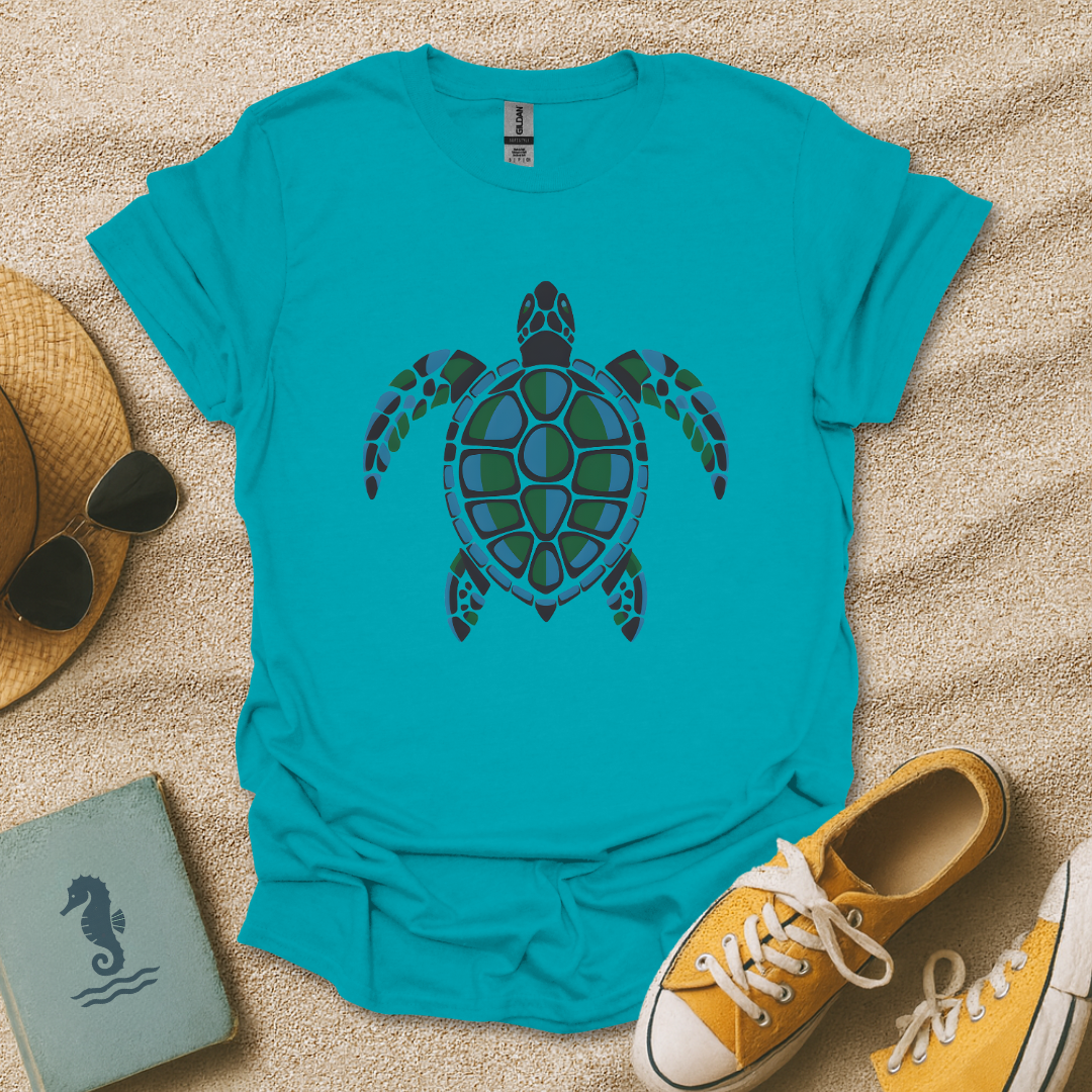 Geometric Sea Turtle T-Shirt