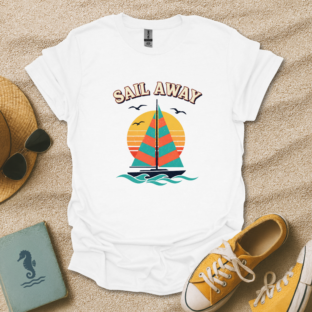 Sail Away Retro T-Shirt