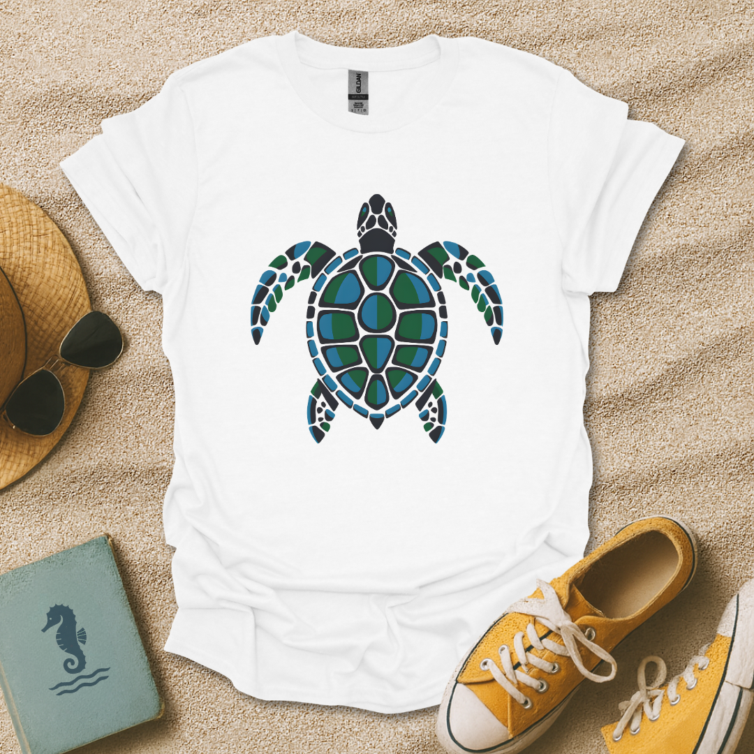Geometric Sea Turtle T-Shirt