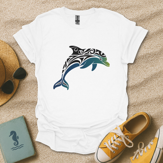 Tribal Dolphin T-Shirt