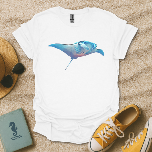 Polygonal Manta Ray T-Shirt