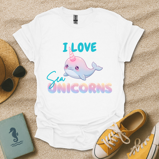 I Love Sea Unicorns T-Shirt