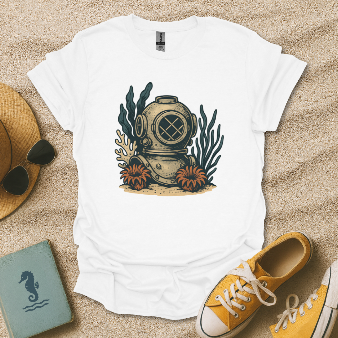 Vintage Diver Helmet T-Shirt