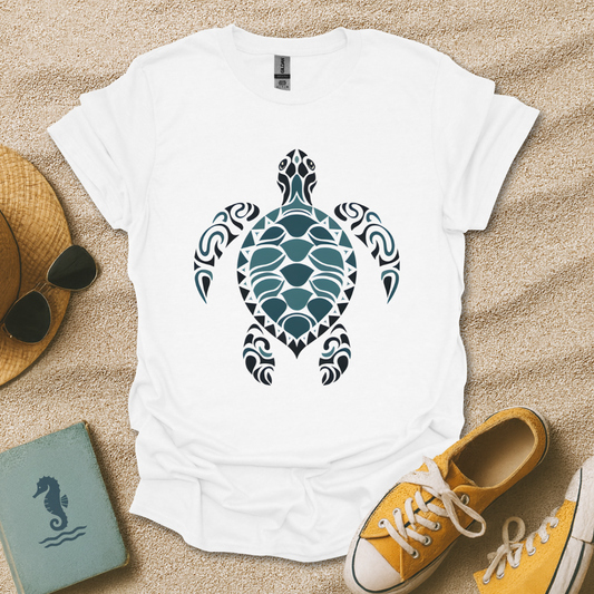 Tribal Sea Turtle T-Shirt